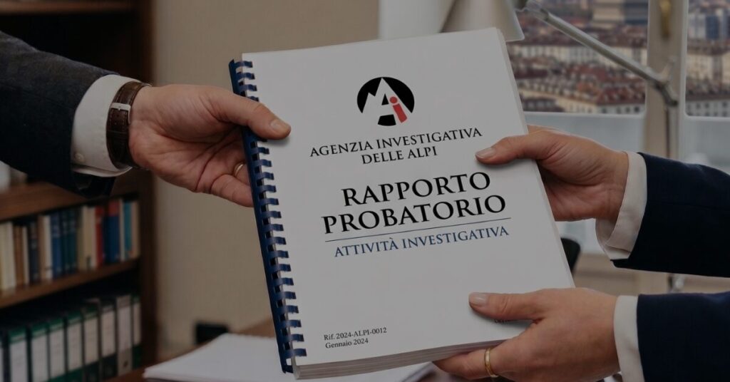 Indagine infedeltà dipendenti