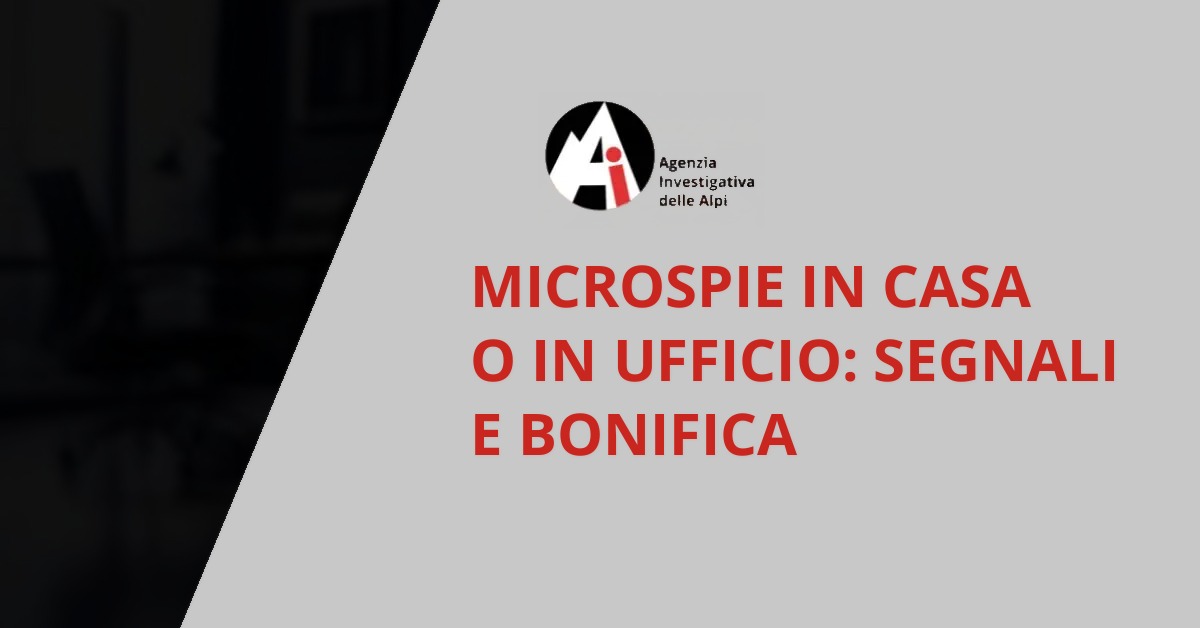 Microspie in casa o in ufficio